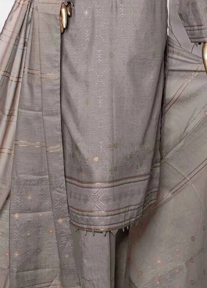 Valencia by Hz Textiles Printed Jacquard Suits Unstitched 3 Piece HZ24VW VJ-20 - Winter Collection