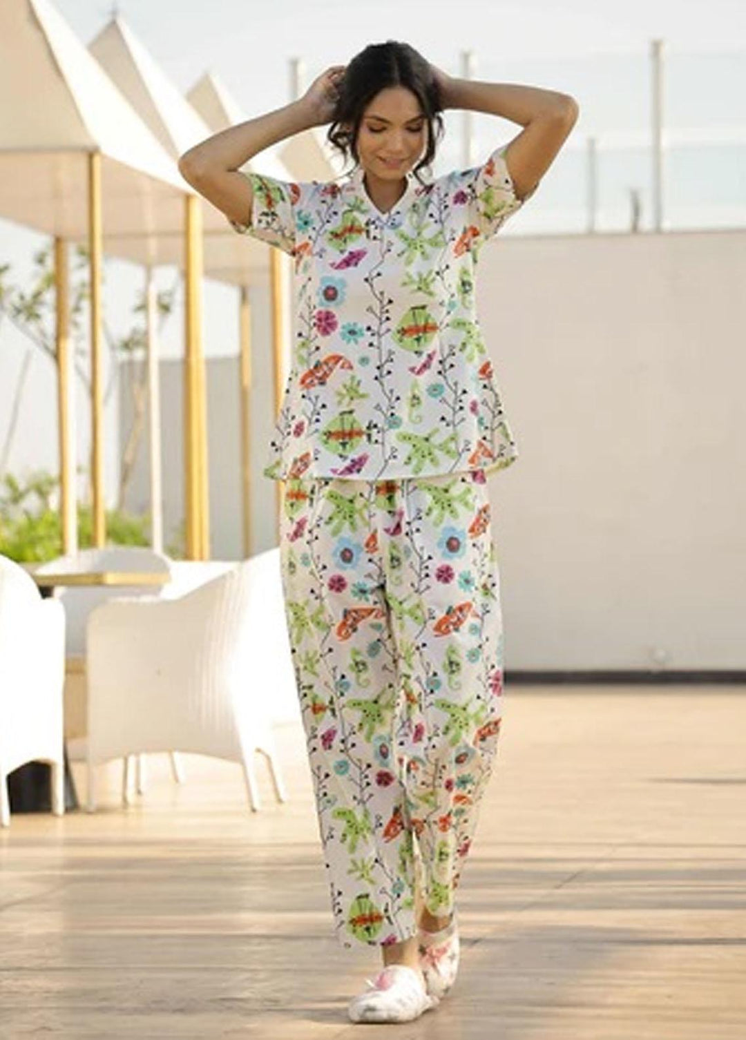 Valerie Pret  Cotton 2 Piece ARJ-PJ-02-FISH