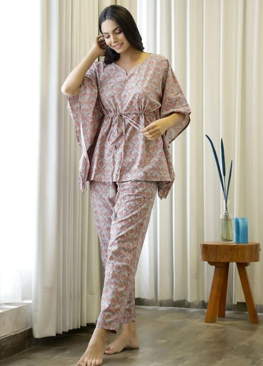 Valerie Pret  Cotton  2 Piece ARJ-PJ-04-FLWR