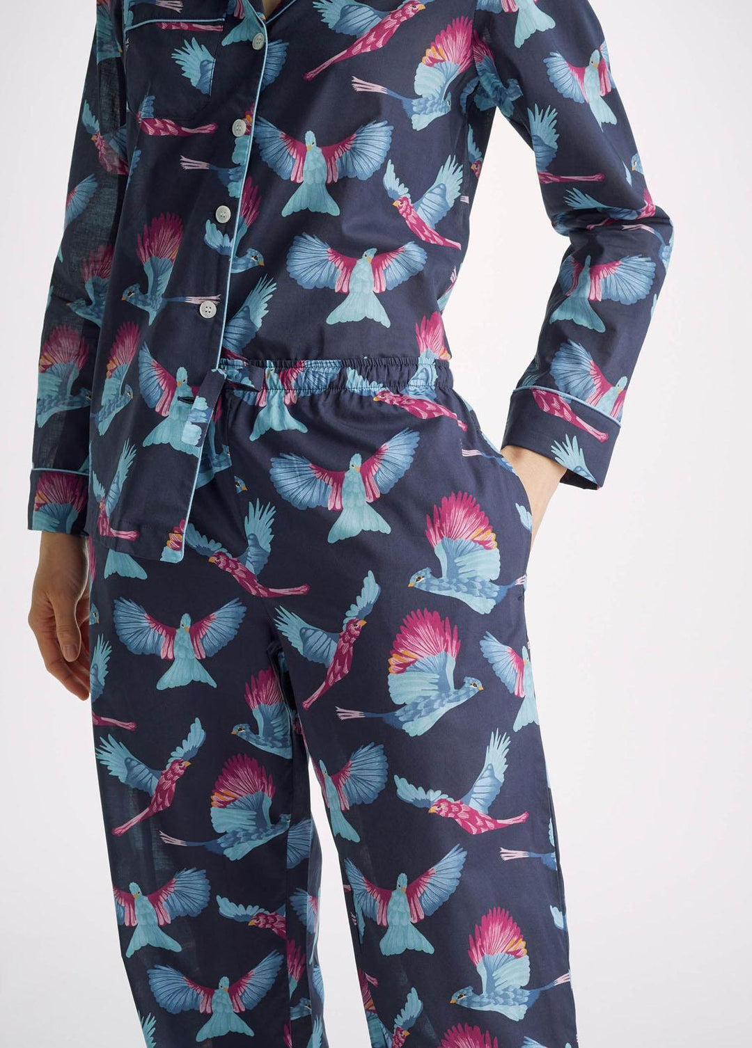 Valerie Pret  Cotton 2 Piece ARJ-PJ01-NV-BRD