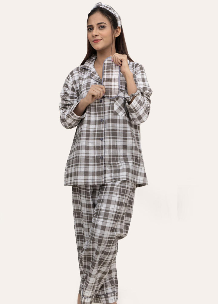 Valerie Pret   2 Piece Suit VL-CTN-FLN-GRY