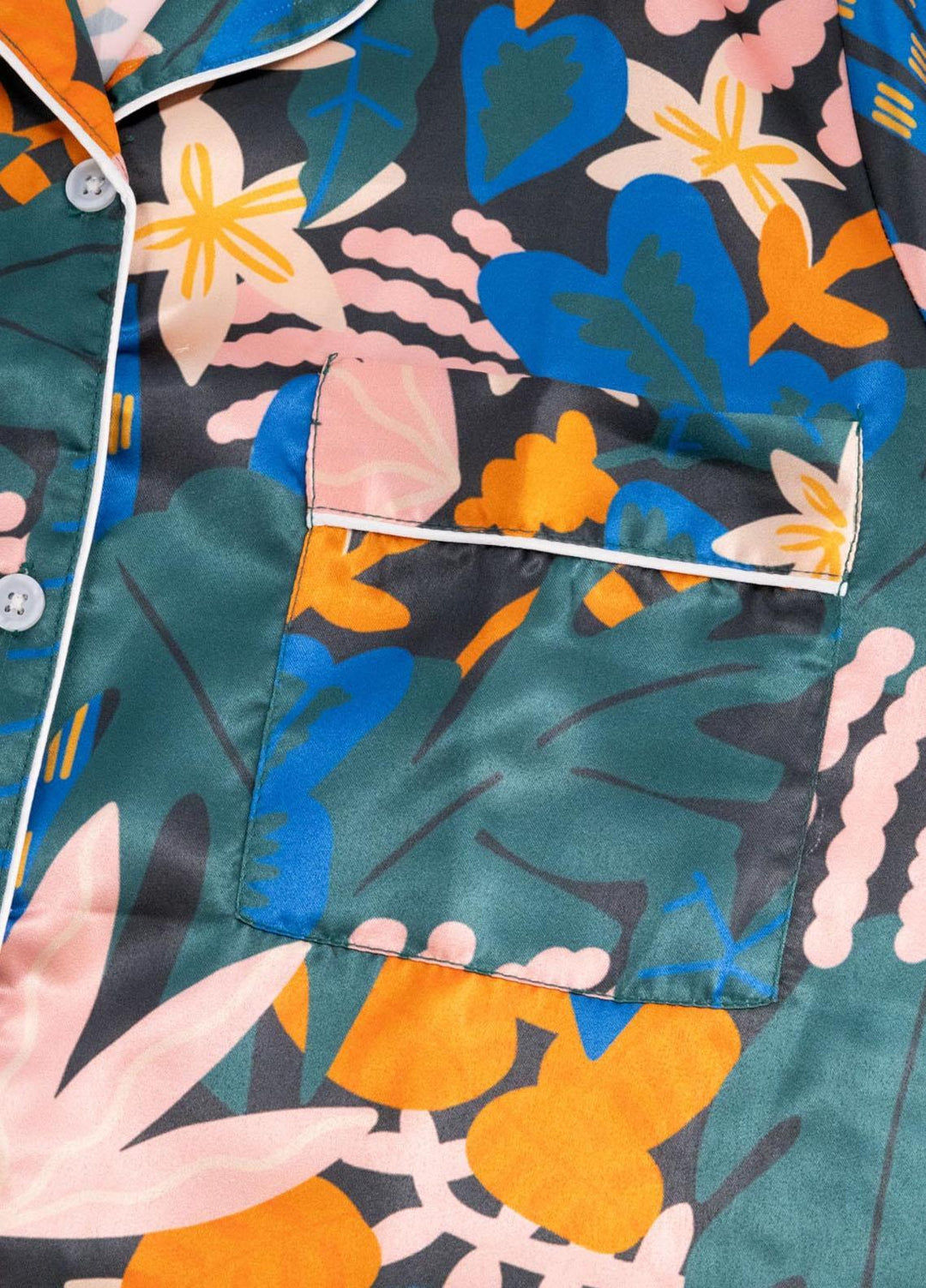 Valerie Pret Printed Satin Night Wear Pajama Set VDPJ1022-04