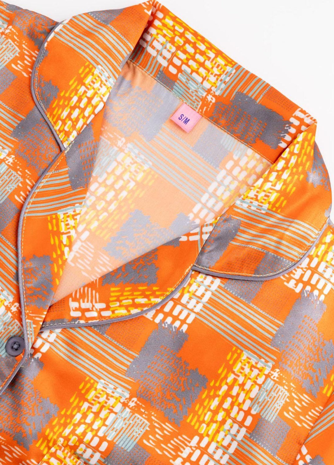 Valerie Pret Printed Satin Night Wear Pajama Set VDPJ1022-10