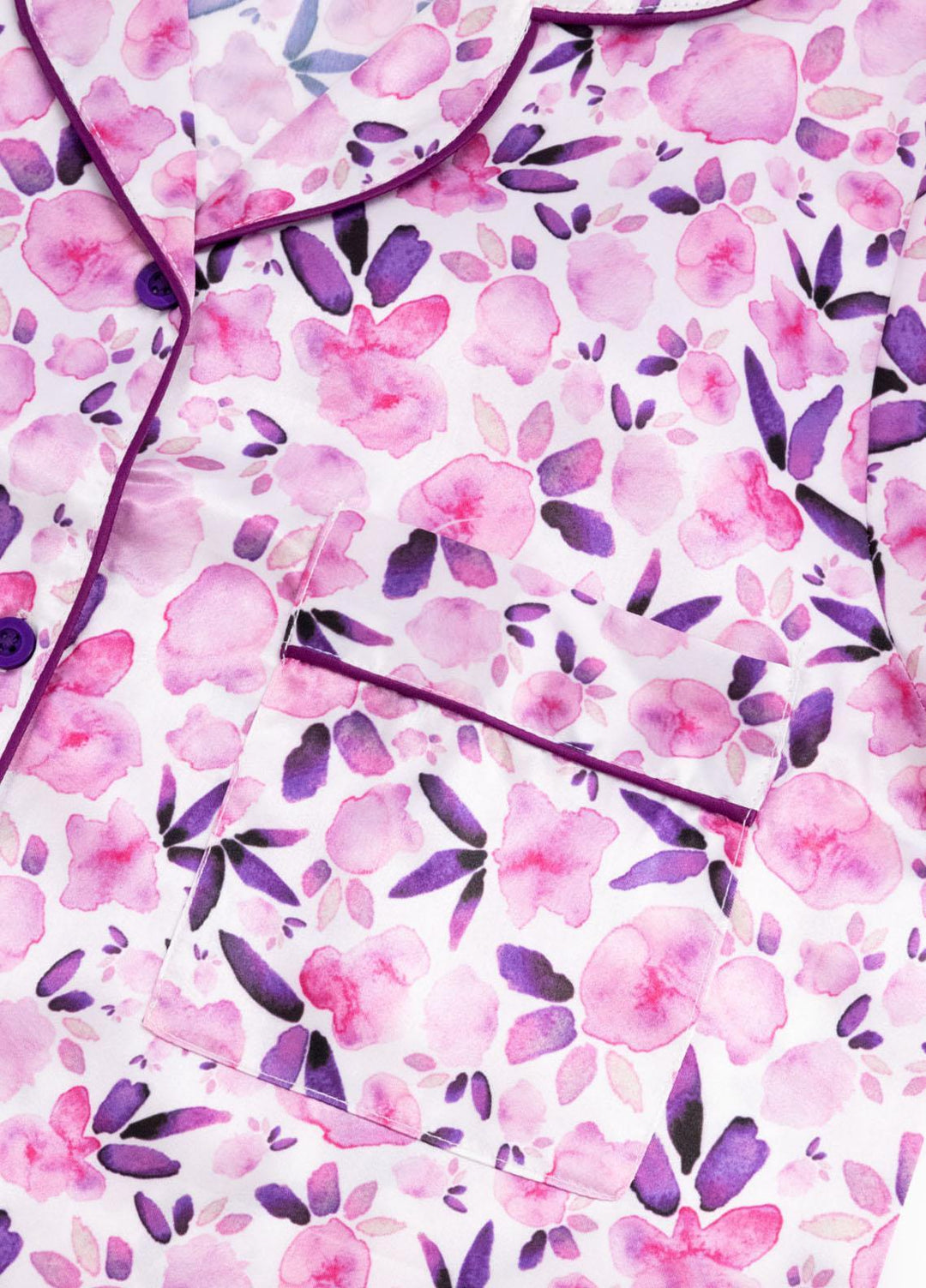 Valerie Pret Printed Satin Night Wear Pajama Set VDPJ1022-13