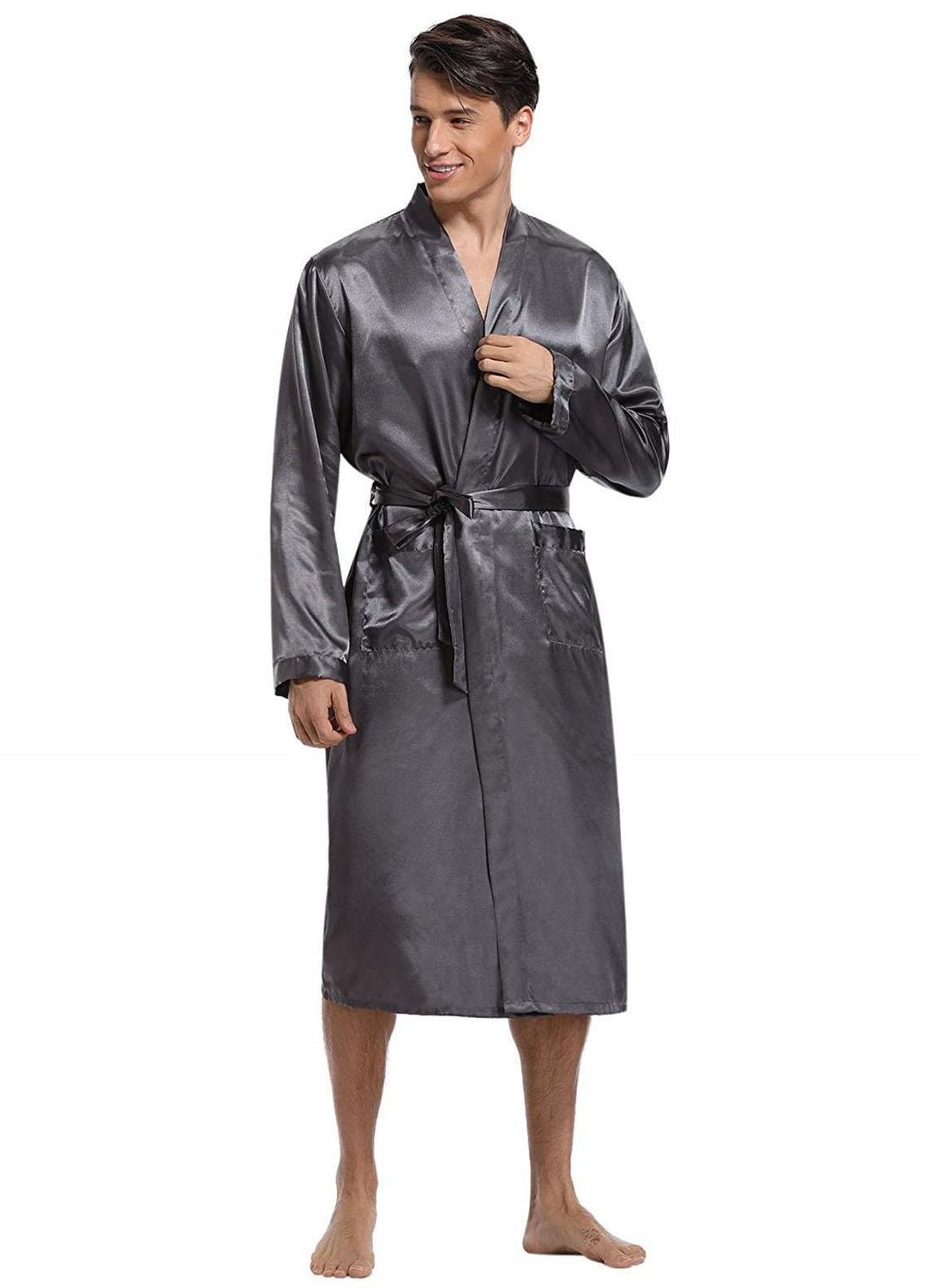 Valerie Satin  Gown for Men -  MGWN1300-CHC