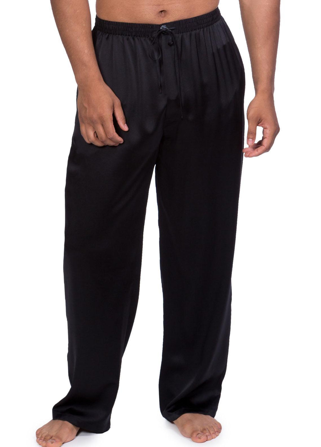 Valerie Satin  Pants for Men -  MSP01-BK
