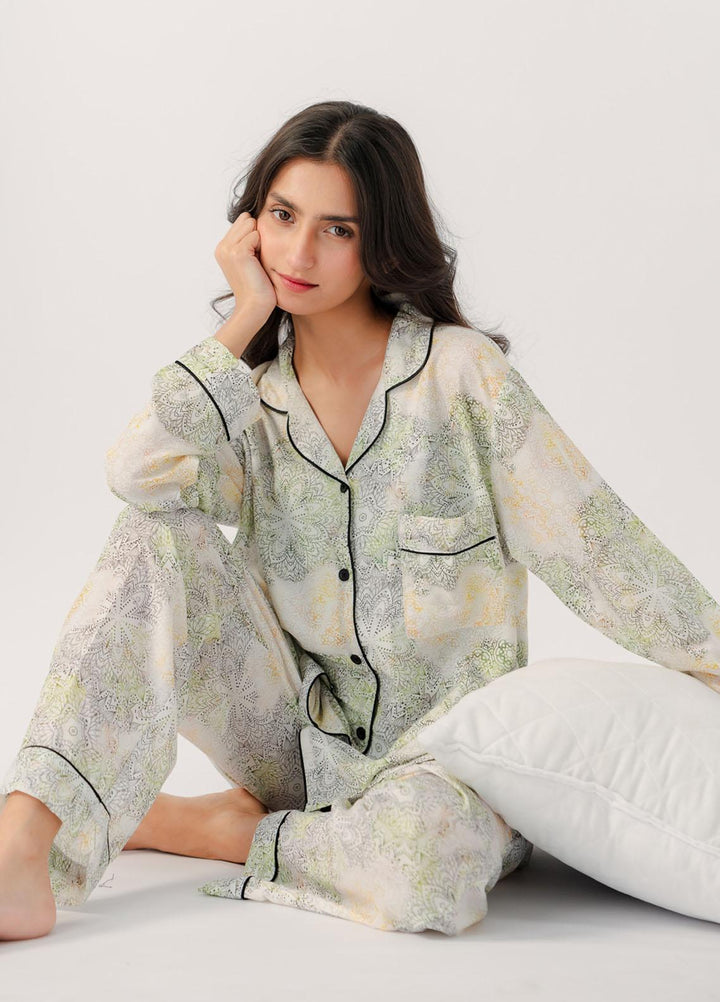Valerie Pajama Set Printed Lawn 2 Piece Suit VL-PJ-LWN-001