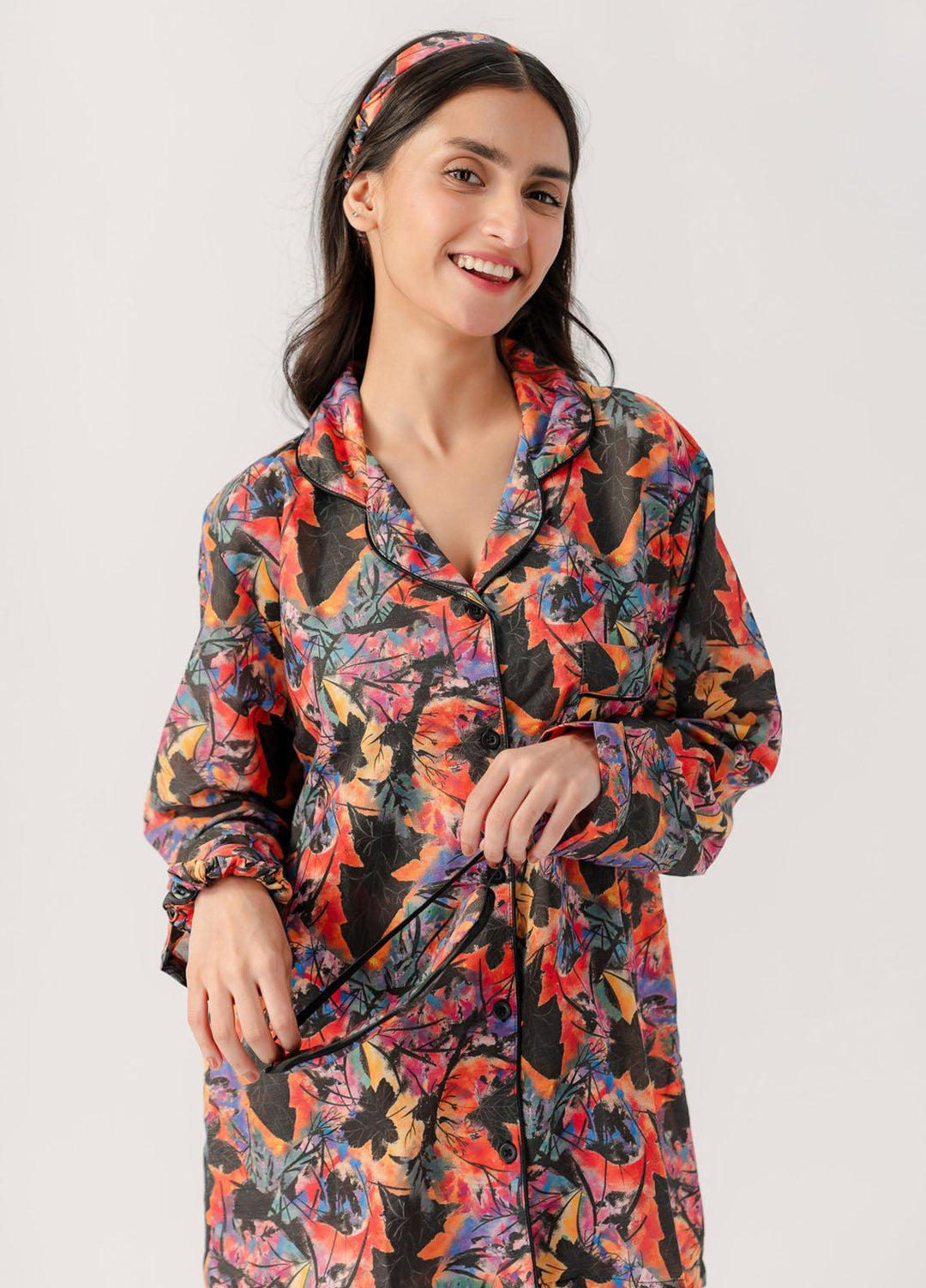 Valerie Pajama Set Printed Lawn 2 Piece Suit VL-PJ-LWN-006
