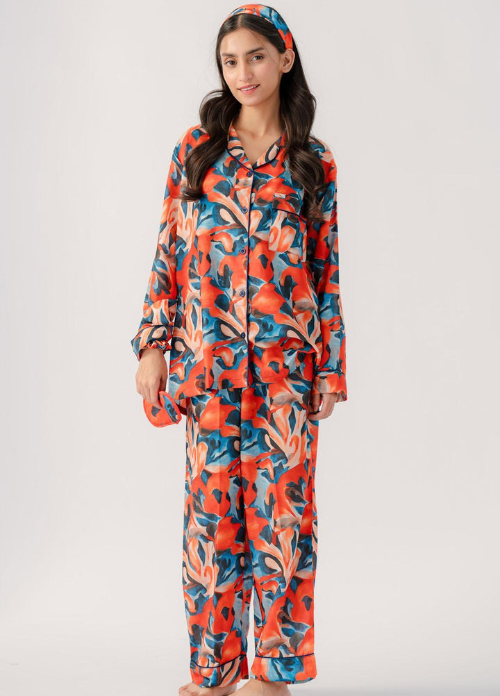 Valerie Pajama Set Printed Lawn 2 Piece Suit VL-PJ-LWN-007