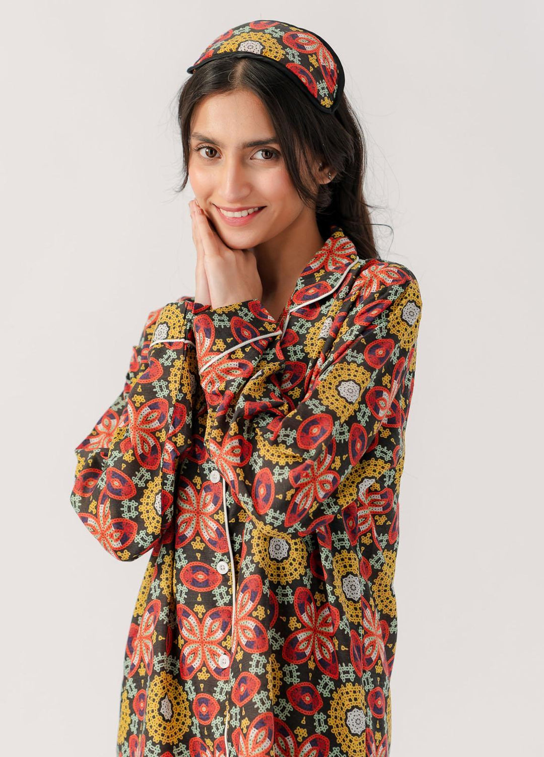 Valerie Pajama Set Printed Lawn 2 Piece Suit VL-PJ-LWN-008