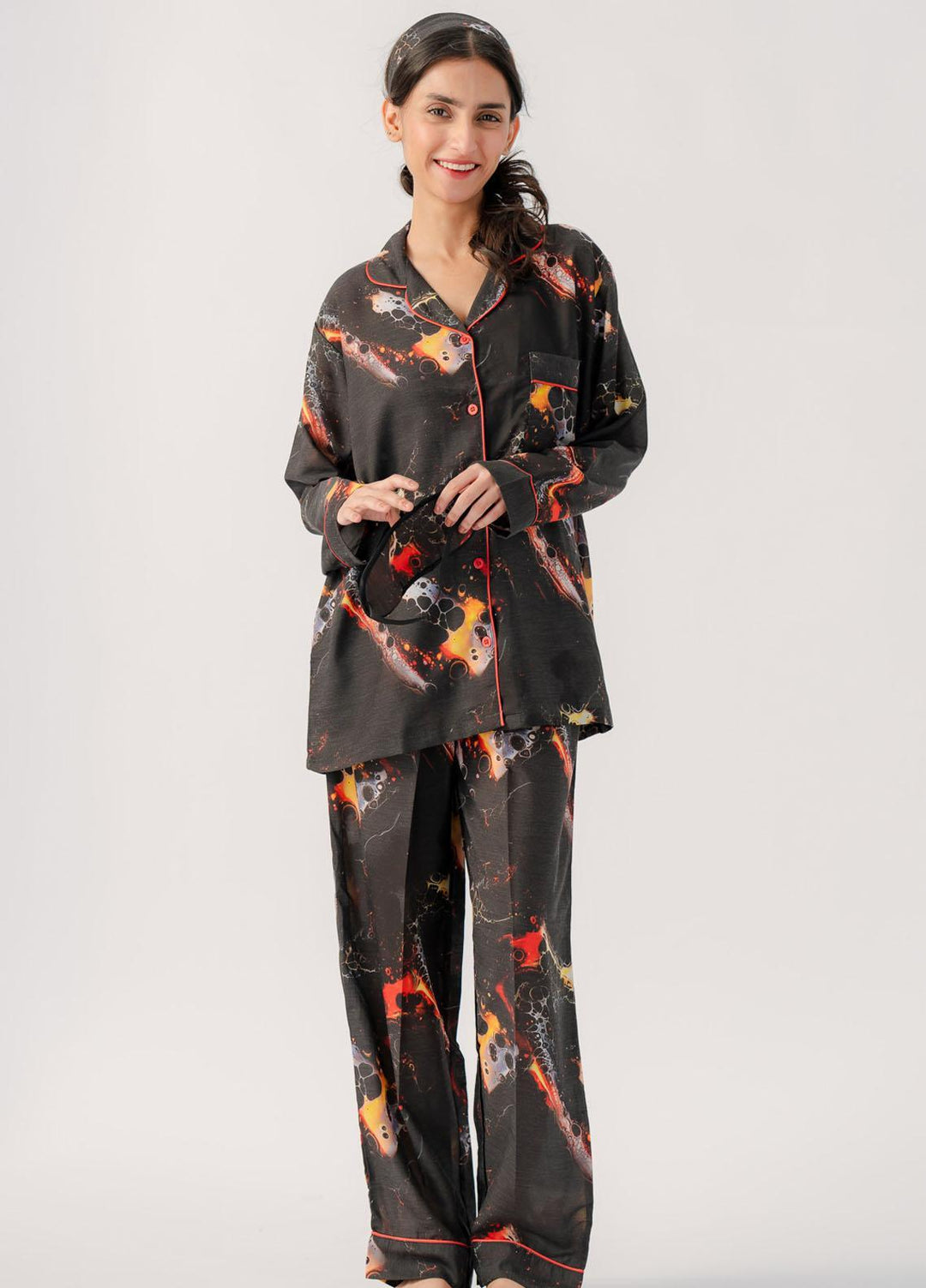 Valerie Pajama Set Printed Lawn 2 Piece Suit VL-PJ-LWN-010