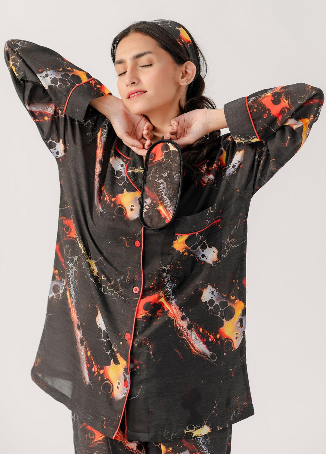 Valerie Pajama Set Printed Lawn 2 Piece Suit VL-PJ-LWN-010