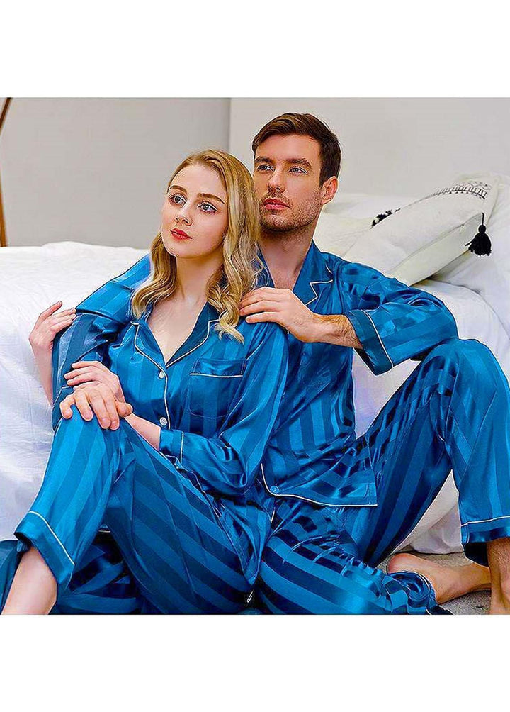 Valerie Pret  Polyester Couple Set ARJ-COUP-02-TEAL