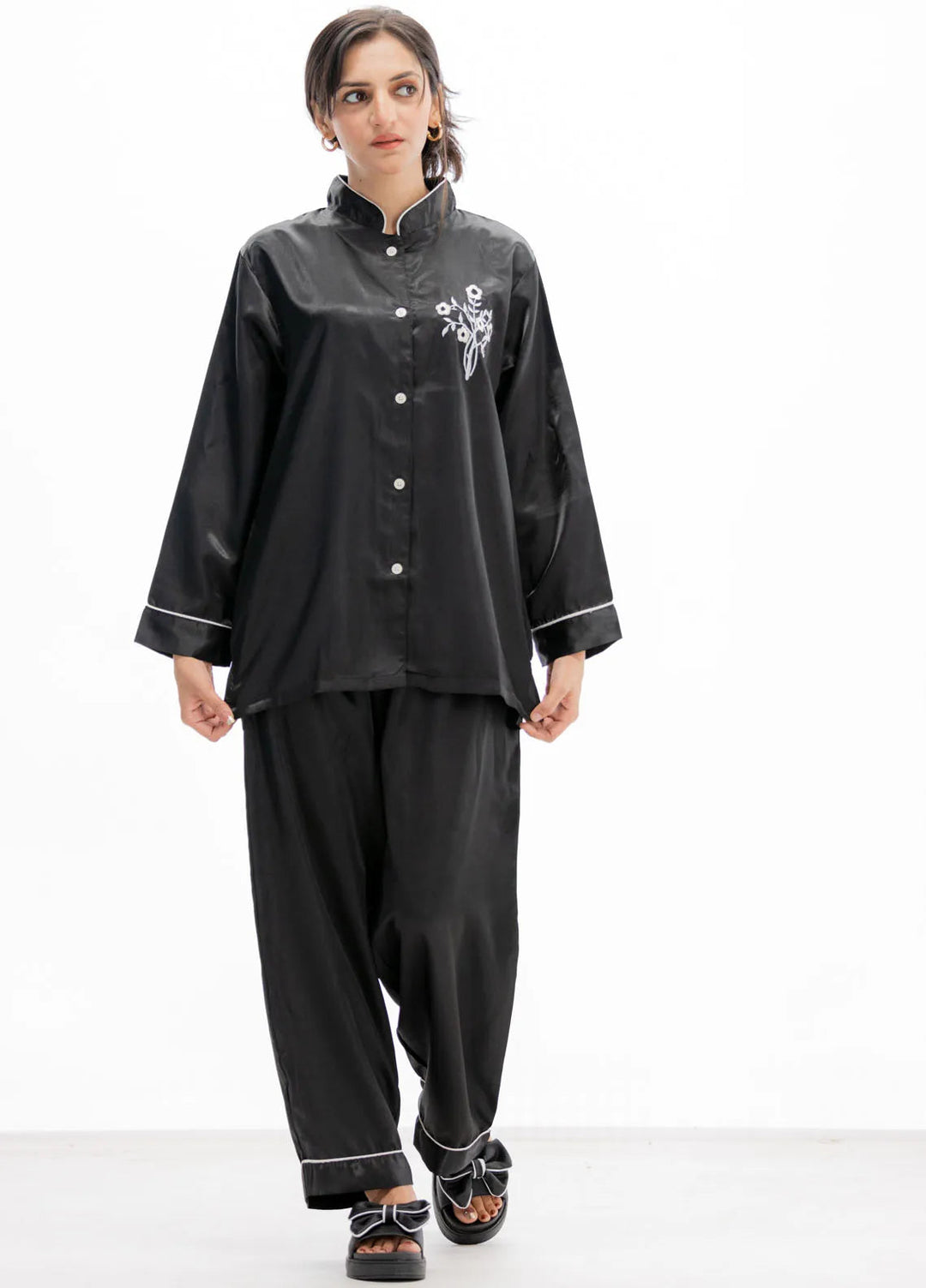 Valerie Pret Casual Pajama Set PJ-09-BLK