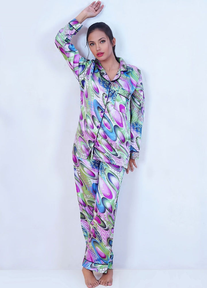 Valerie Pret Polyster Pajama Set ARJ-NPJ01-PU