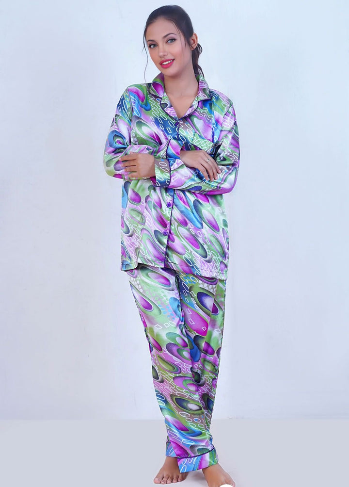Valerie Pret Polyster Pajama Set ARJ-NPJ01-PU