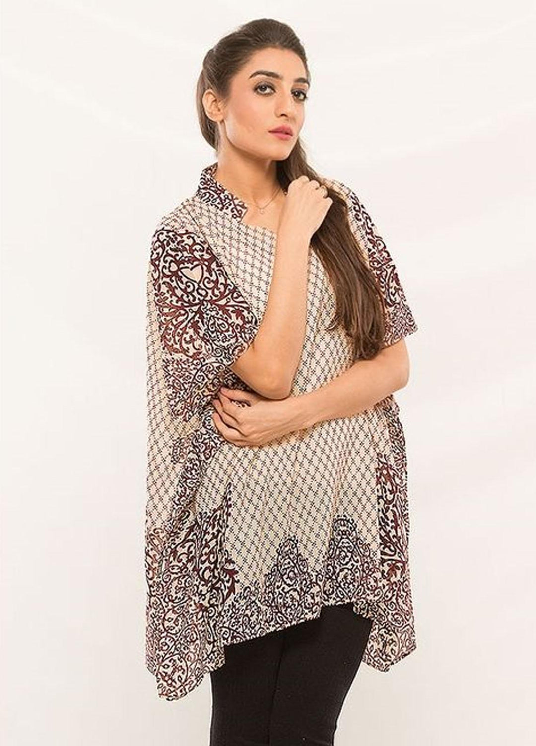 Valerie Pret  Satin Poncho PN-03