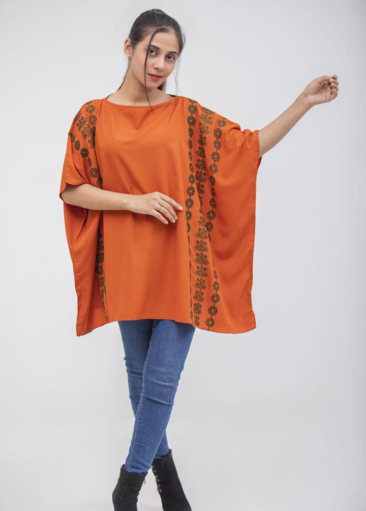 Valerie Pret Embroidered  Poncho VL-PNC-02