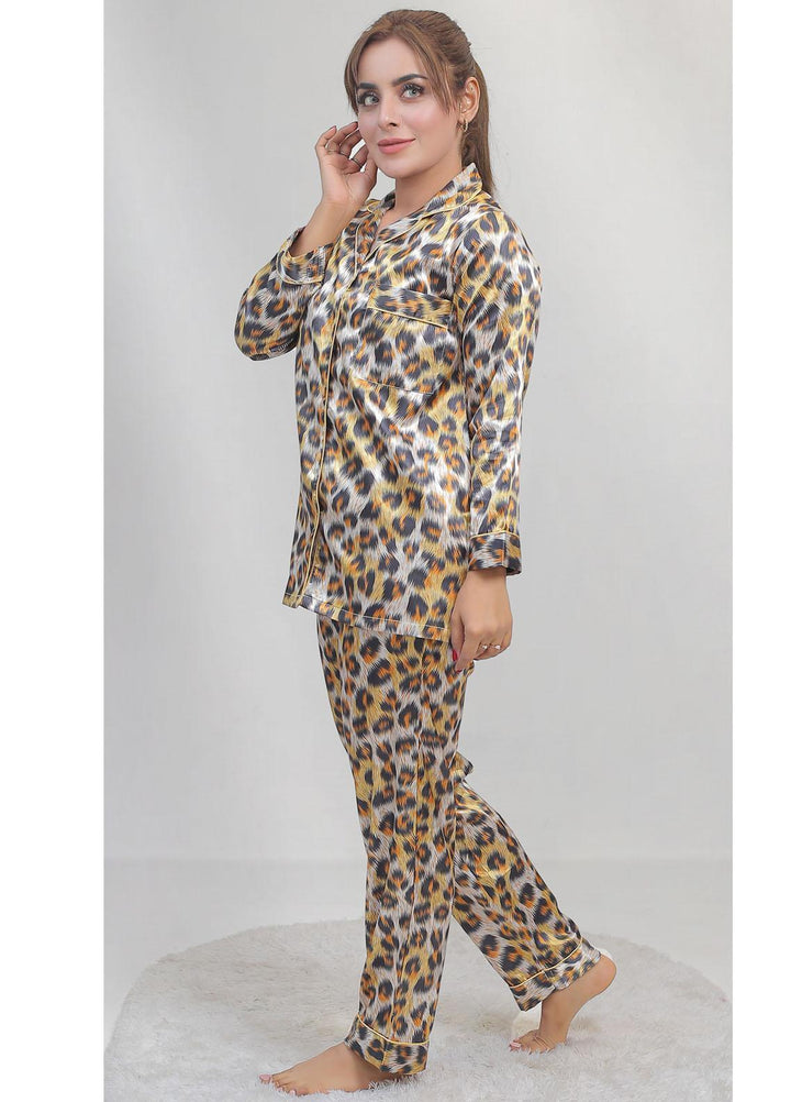 Valerie Night Wear Printed Satin Pajama Set VL-CLASSIC-01