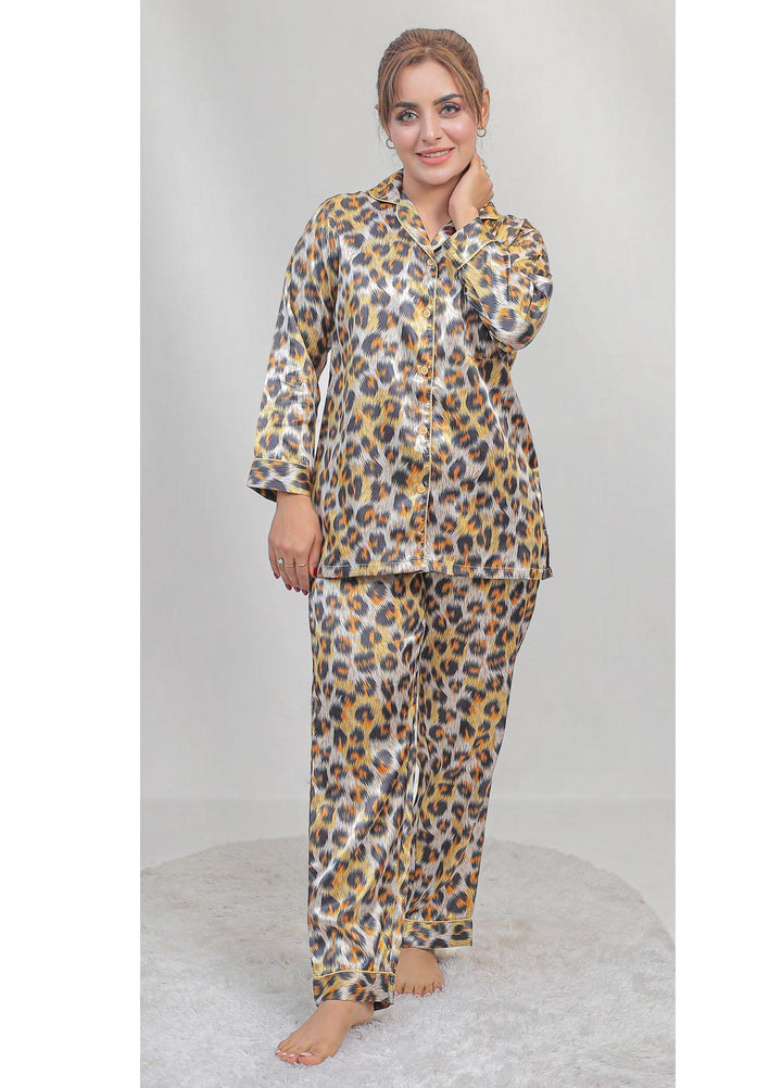 Valerie Night Wear Printed Satin Pajama Set VL-CLASSIC-01