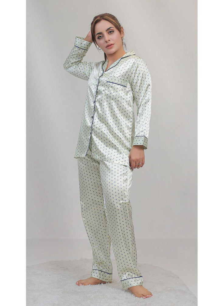 Valerie Night Wear Printed Satin Pajama Set VL-CLASSIC-12