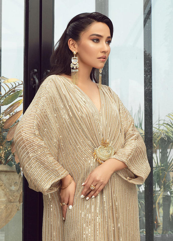 Vanya Party Wear Net Stitched Kaftan FJ-02