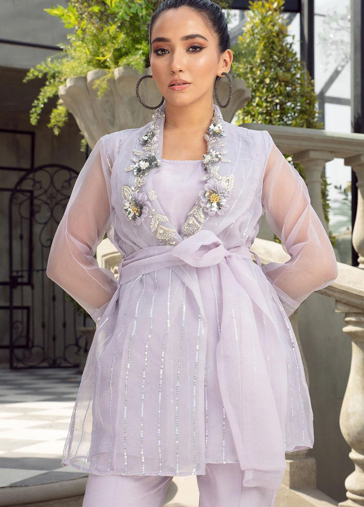 Vanya Party Wear Organza Stitched 2 Piece Dress FJ-07