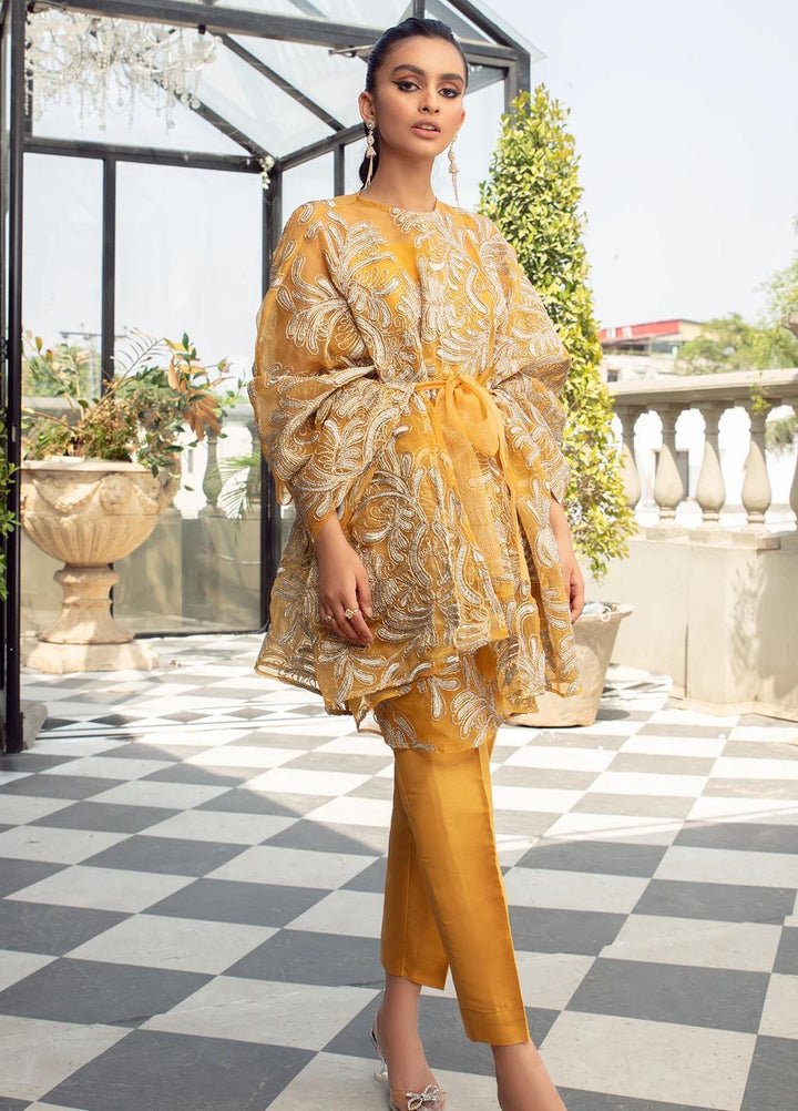 Vanya Party Wear Organza Stitched 2 Piece Dress FJ-09