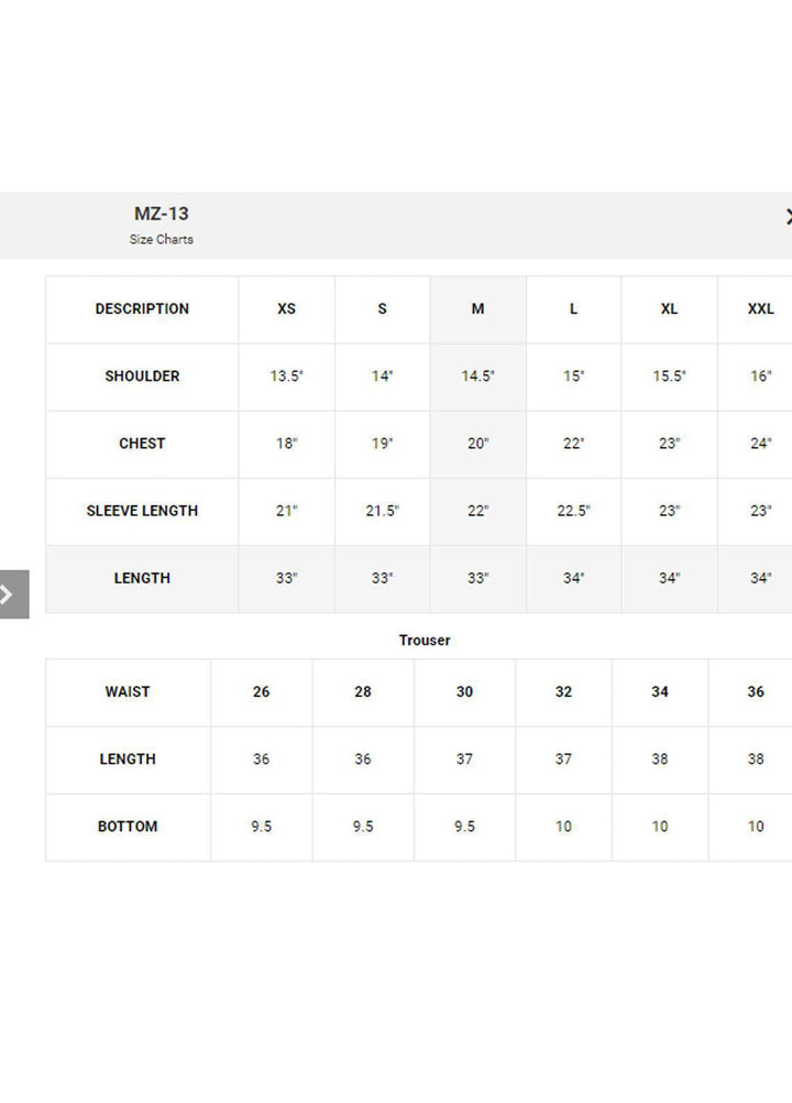 Vanya Formal Wear Organza Pret 2 Piece Suit MZ-13