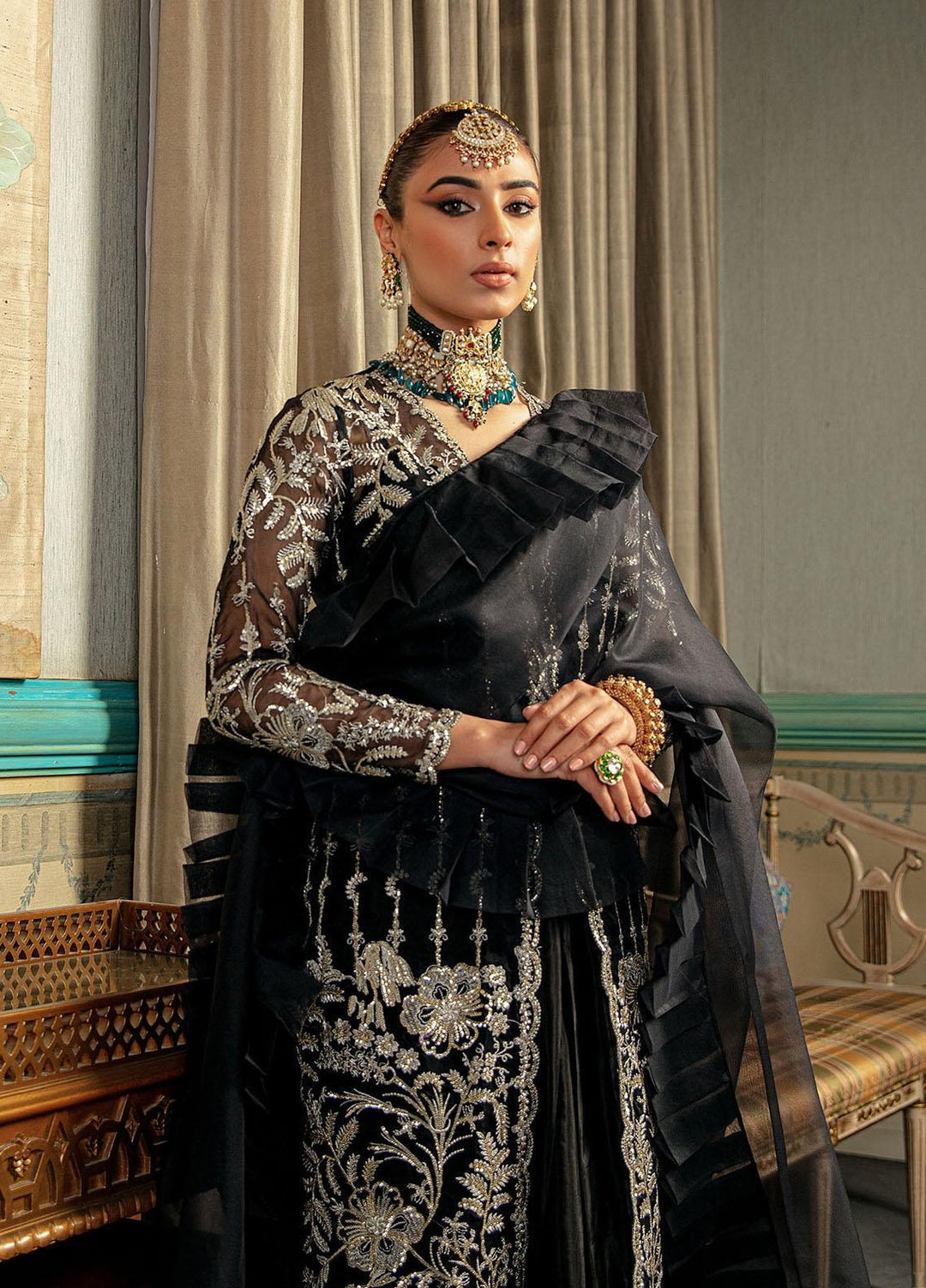 Vanya Formal Wear Organza Pret 4 Piece MZ-03