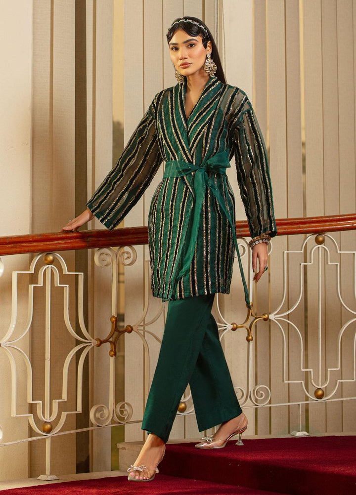 Vanya Formal Wear Organza Pret 2 Piece Suit MZ-13