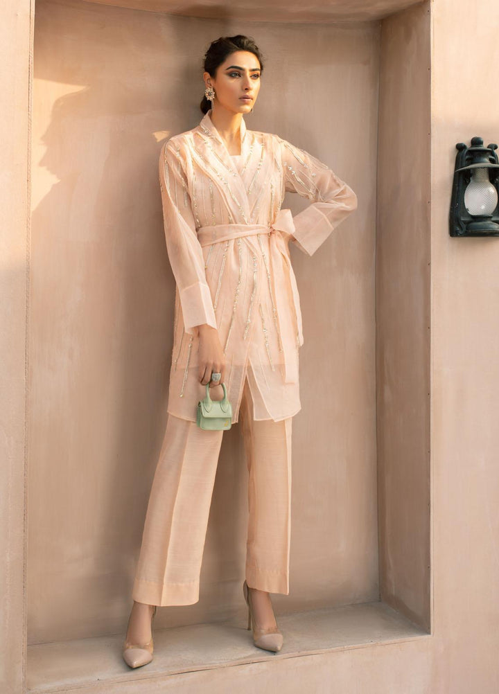 Vanya Party Wear Organza Stitched 2 Piece Dress WE-01