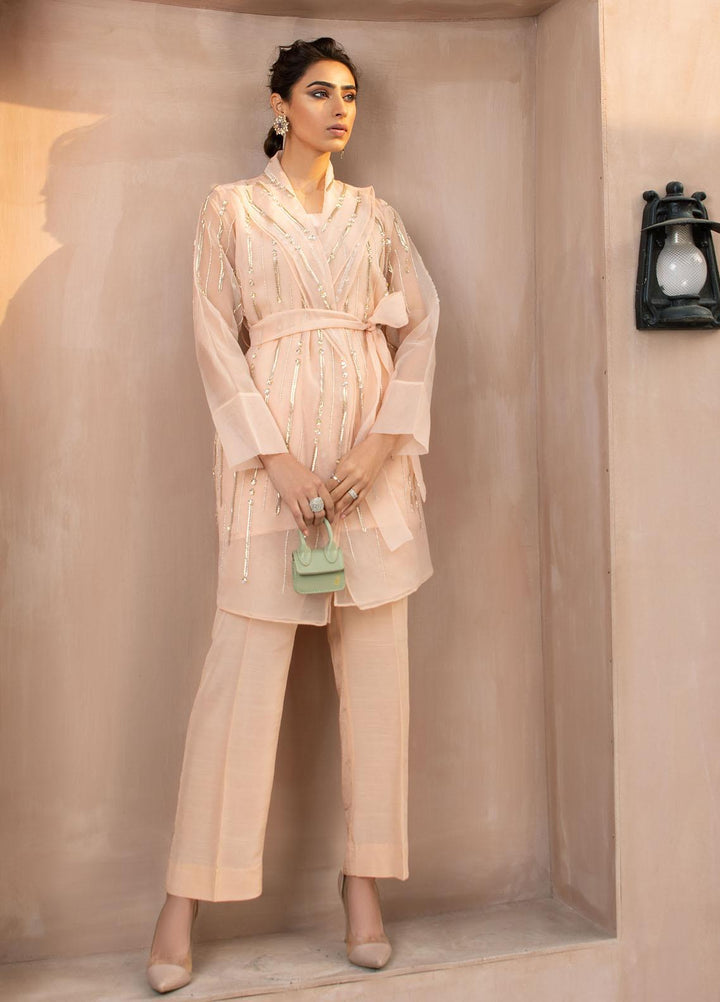 Vanya Party Wear Organza Stitched 2 Piece Dress WE-01
