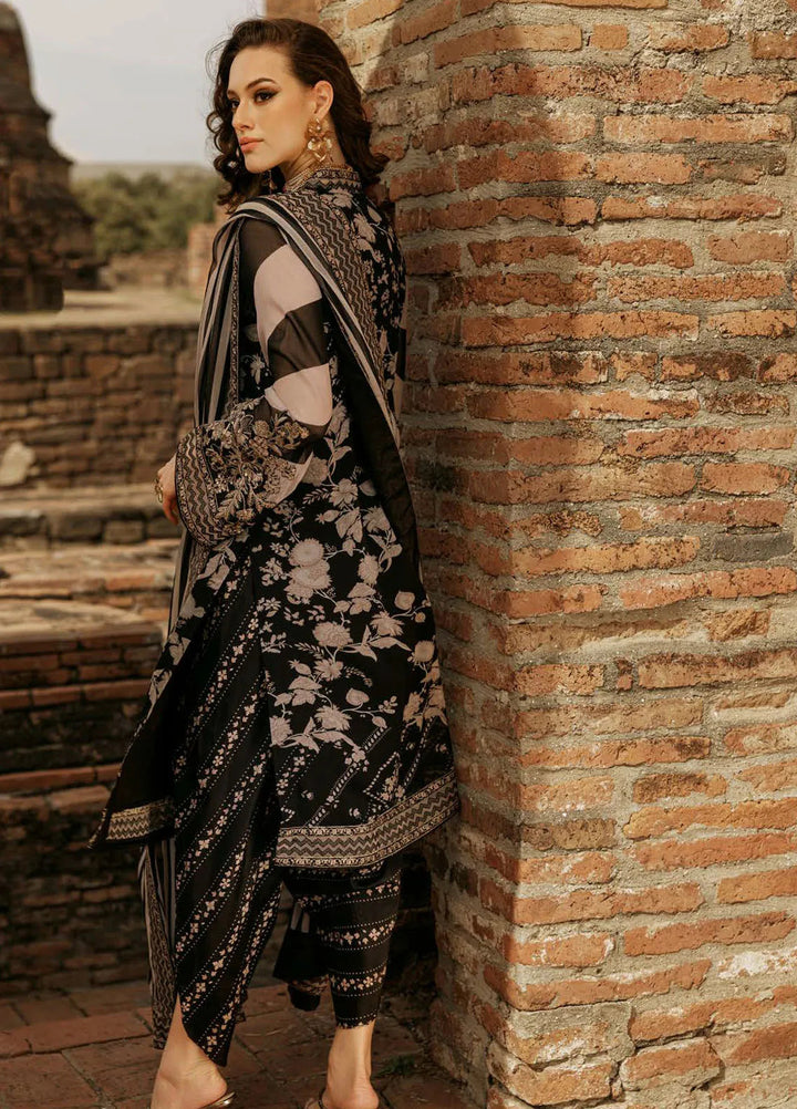 Vasal by Charizma Embroidered Chiffon Suit Unstitched 4 Piece CR25VC VSL25-02 - Luxury Collection