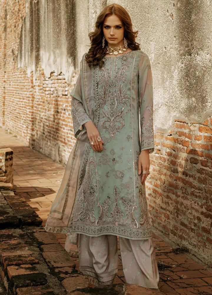 Vasal by Charizma Embroidered Chiffon Suit Unstitched 4 Piece CR25VC VSL25-03 - Luxury Collection