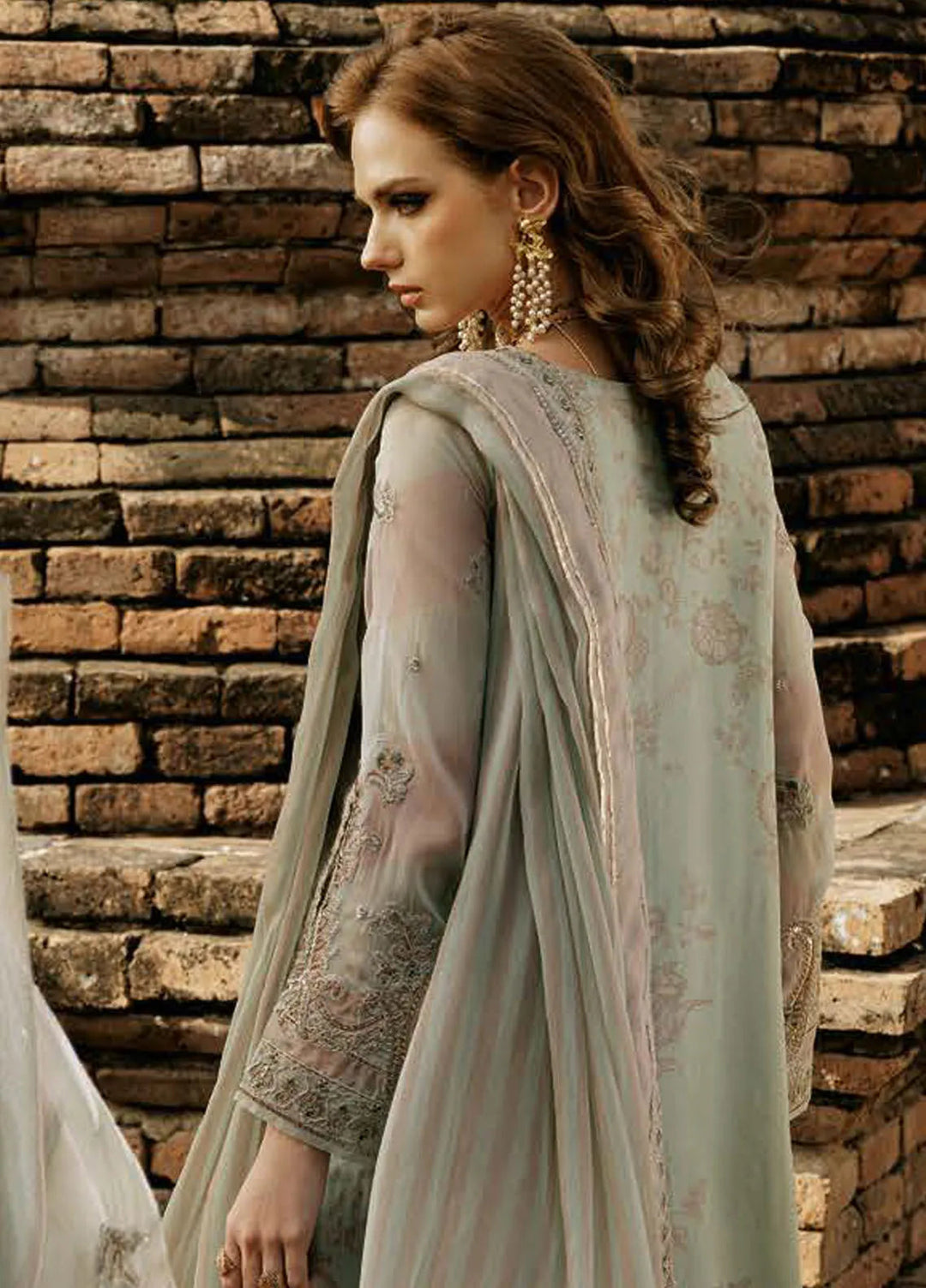 Vasal by Charizma Embroidered Chiffon Suit Unstitched 4 Piece CR25VC VSL25-03 - Luxury Collection