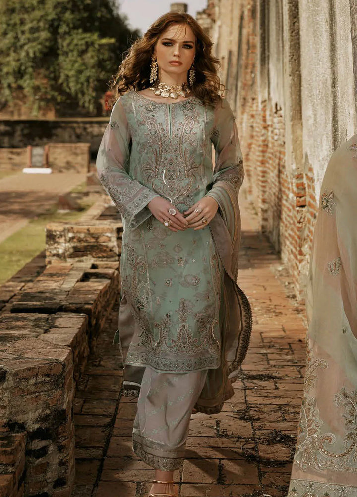 Vasal by Charizma Embroidered Chiffon Suit Unstitched 4 Piece CR25VC VSL25-03 - Luxury Collection