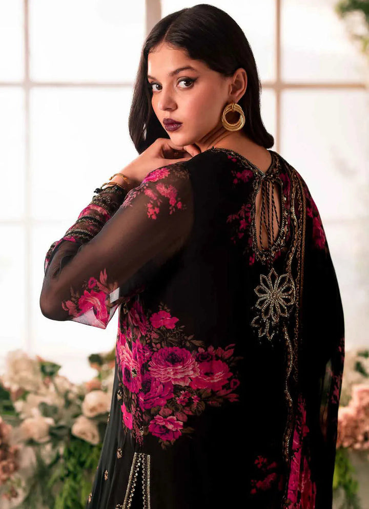 Vasal by Charizma Embroidered Chiffon Suit Unstitched 4 Piece CRZ24V VSL 5-09 - Luxury Chiffon
