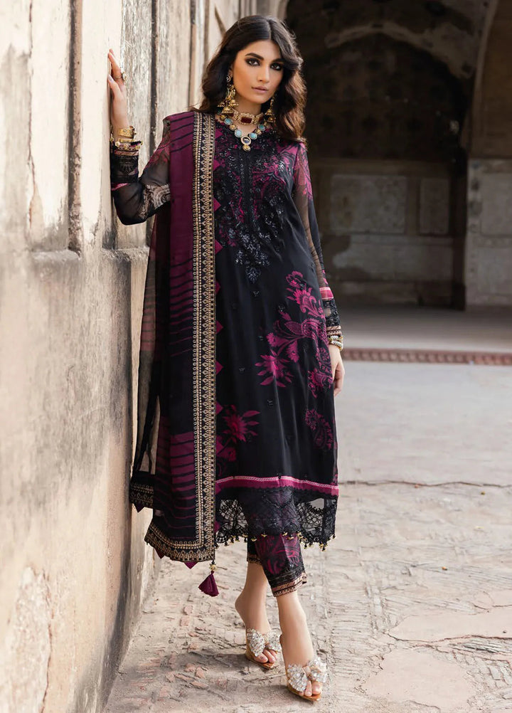 Vasal by Charizma Embroidered Chiffon Suit Unstitched 4 Piece CRZ24V2 VSL5-10 - Formal Collection