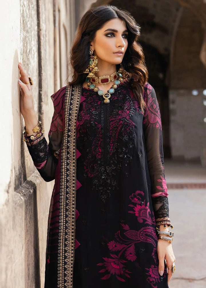 Vasal by Charizma Embroidered Chiffon Suit Unstitched 4 Piece CRZ24V2 VSL5-10 - Formal Collection