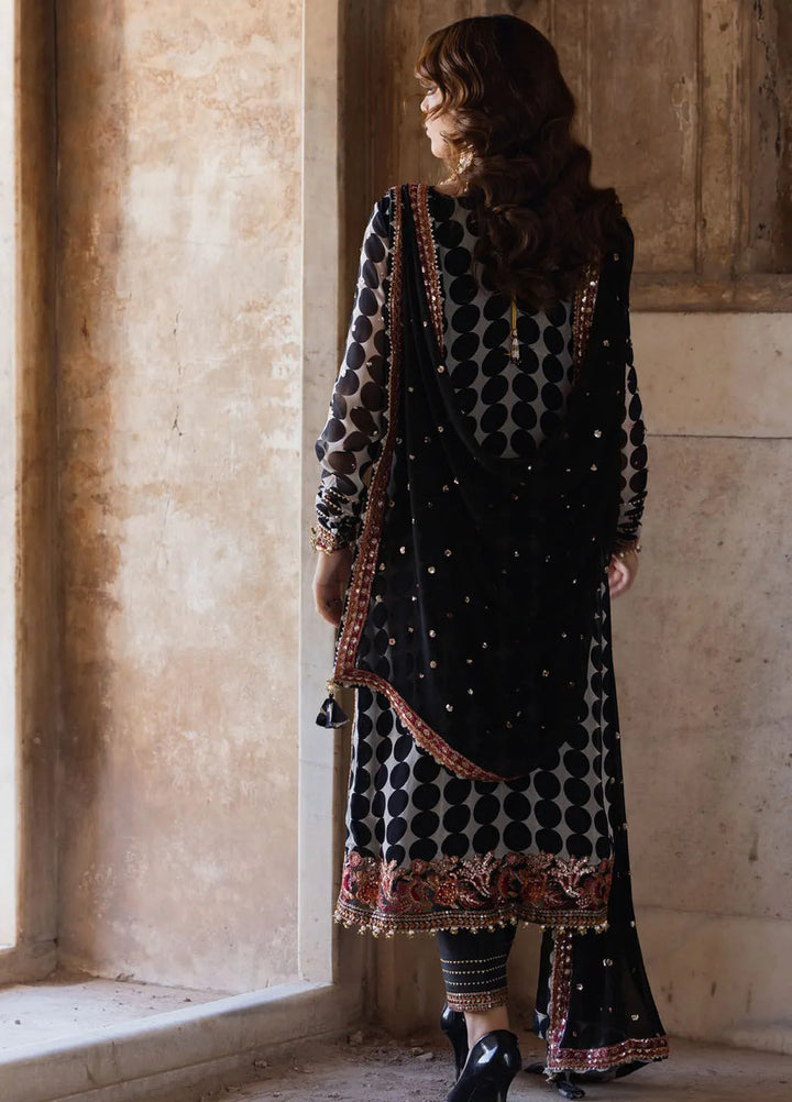 Vasal by Charizma Embroidered Chiffon Suit Unstitched 4 Piece CRZ24V2 VSL5-13 - Formal Collection