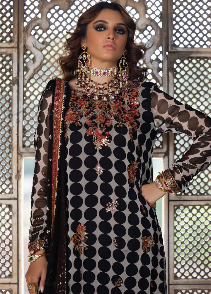 Vasal by Charizma Embroidered Chiffon Suit Unstitched 4 Piece CRZ24V2 VSL5-13 - Formal Collection