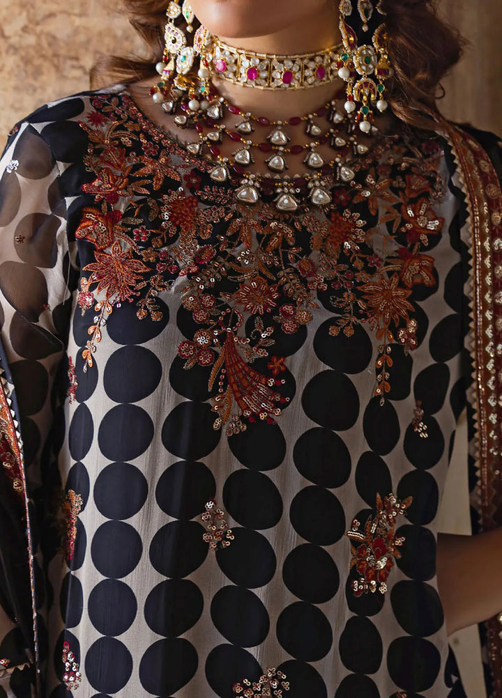 Vasal by Charizma Embroidered Chiffon Suit Unstitched 4 Piece CRZ24V2 VSL5-13 - Formal Collection