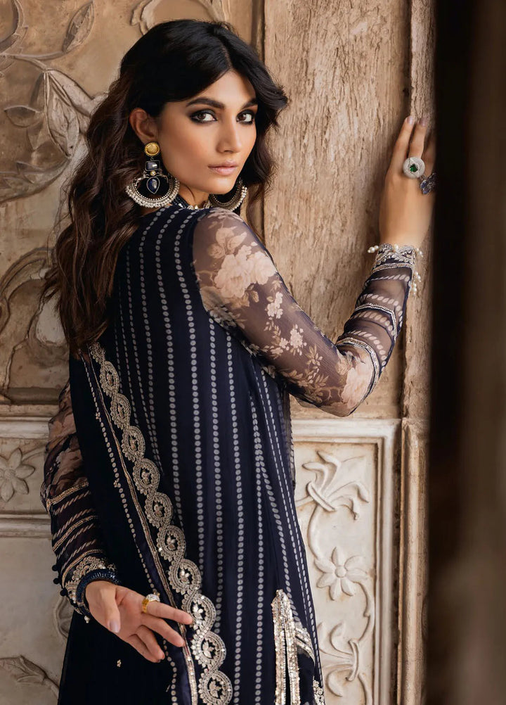 Vasal by Charizma Embroidered Chiffon Suit Unstitched 4 Piece CRZ24V2 VSL5-15 - Formal Collection