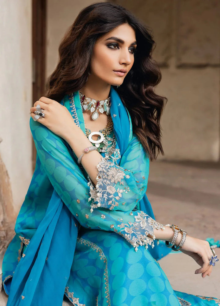 Vasal by Charizma Embroidered Chiffon Suit Unstitched 4 Piece CRZ24V2 VSL5-16 - Formal Collection