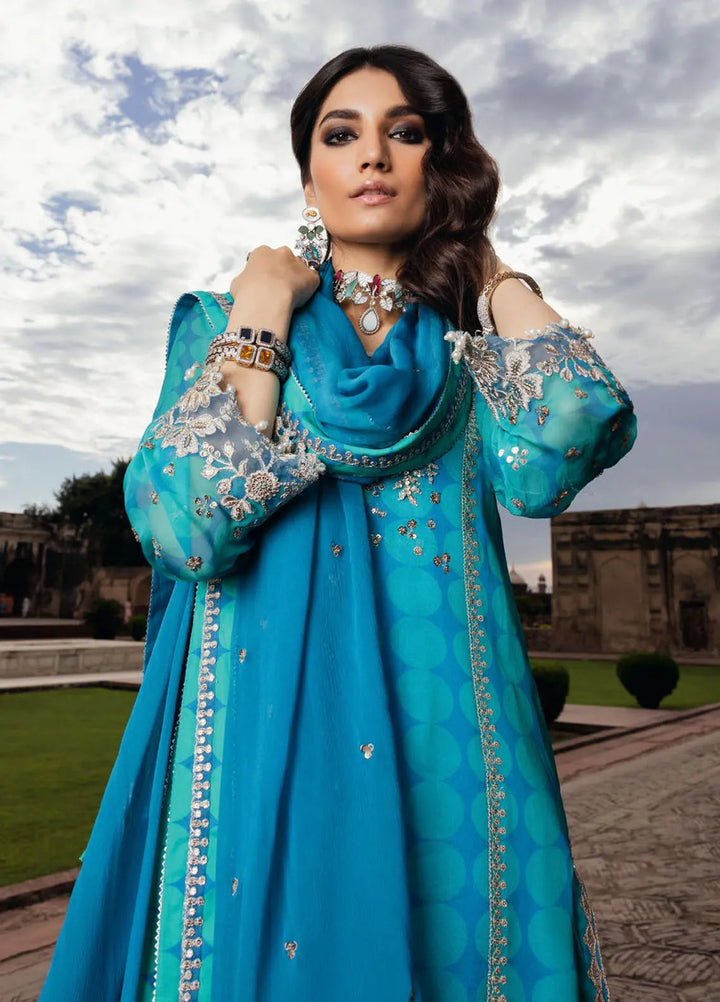 Vasal by Charizma Embroidered Chiffon Suit Unstitched 4 Piece CRZ24V2 VSL5-16 - Formal Collection