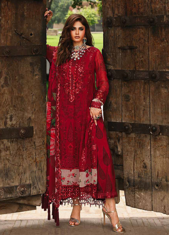 Vasal by Charizma Embroidered Chiffon Suits Unstitched 4 Piece CRZ25VC VSL25-25 - Formals Collection