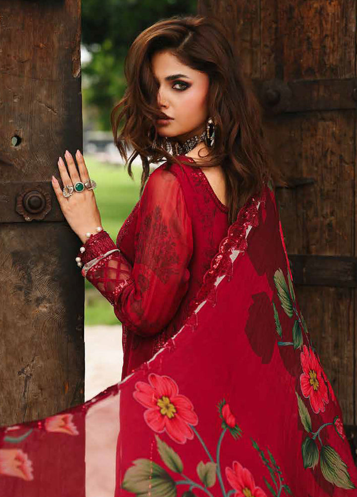 Vasal by Charizma Embroidered Chiffon Suits Unstitched 4 Piece CRZ25VC VSL25-25 - Formals Collection
