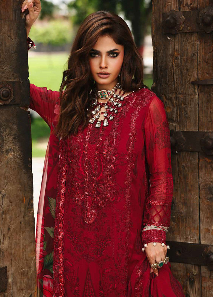 Vasal by Charizma Embroidered Chiffon Suits Unstitched 4 Piece CRZ25VC VSL25-25 - Formals Collection
