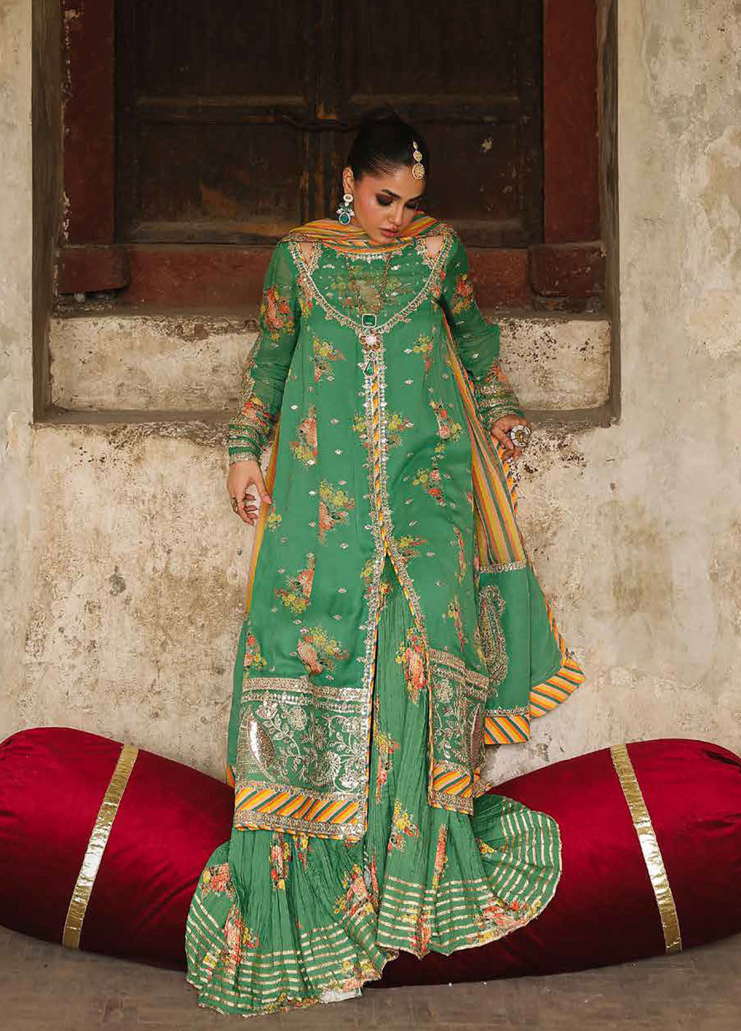Vasal by Charizma Embroidered Chiffon Suits Unstitched 4 Piece CRZ25VC VSL25-28 - Formals Collection